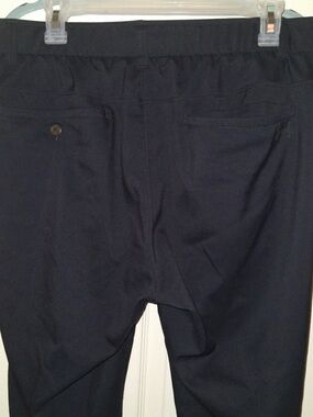 Black lightweight golf pants.
